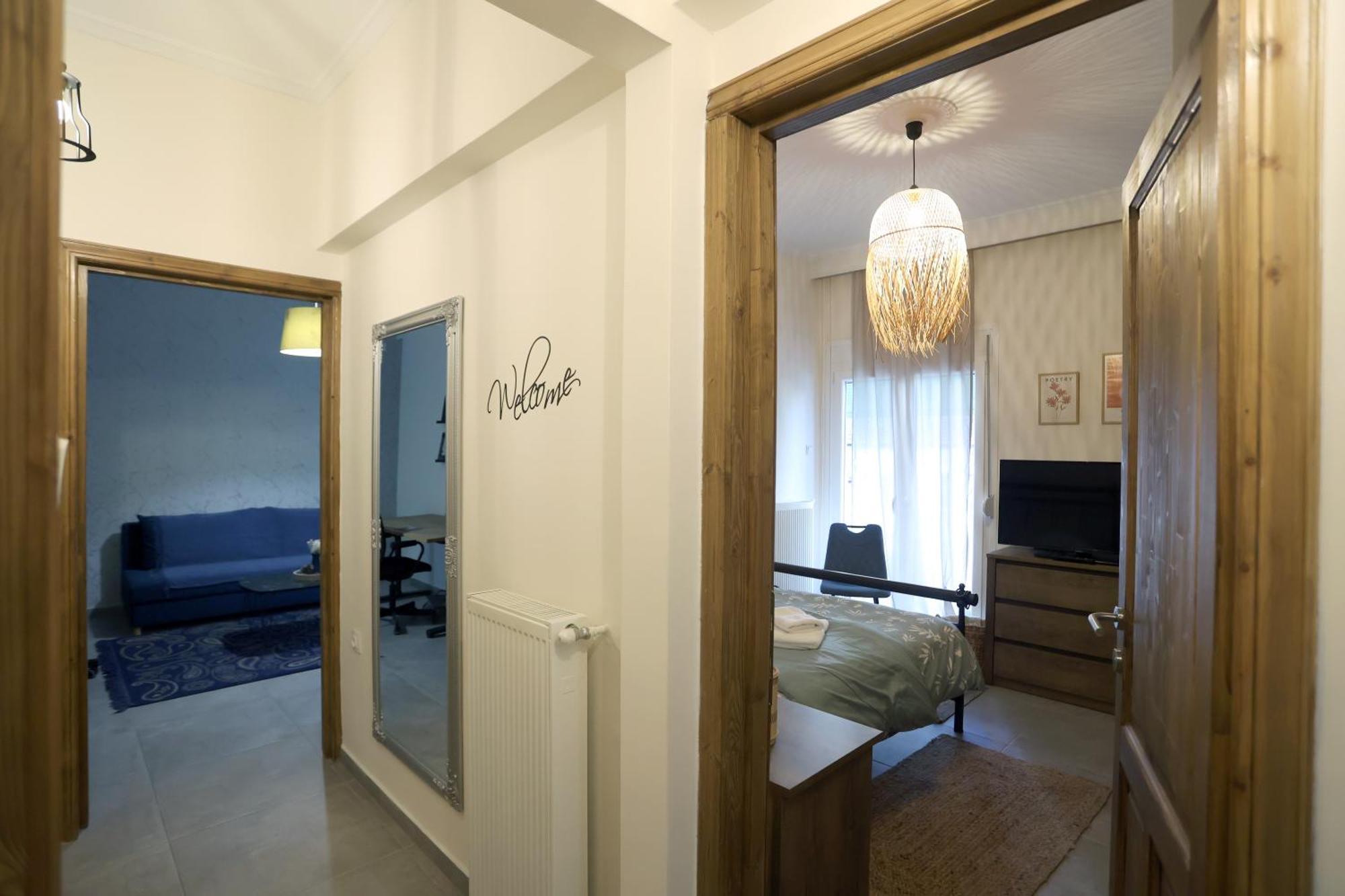 Στυλ & Άνεση Στο Κέντρο La Maison 12 Ανακαινισμένο Διαμέρισμα Larissa Buitenkant foto
